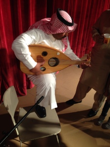 Oud player at Iftar.